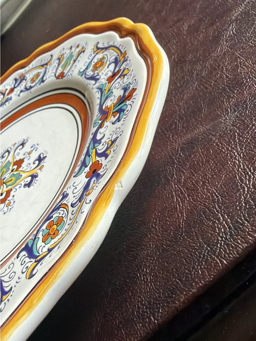 Sur la Table Nova Deruta Salad/Dessert Plate - Set of 3 (not 4) - Picture 8 of 8